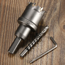(32mm) Alloy Steel Carbide Tip Tipped Drill Bit Metal Wood Cutter Hole Saw Tool 1545mm