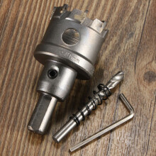 (40mm) Carbide Steel Alloy Tip Tipped Drill Bit Metal Wood Cutter Hole 1545mm Saw Tool