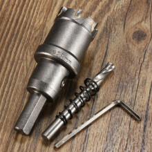 (28mm) Carbide Steel Alloy Tip Tipped Drill Bit Metal Wood Cutter Hole 1545mm Saw Tool