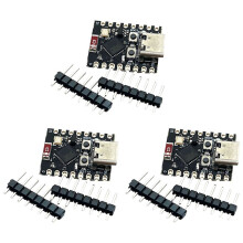 3X Módulos de Placa de Desarrollo ESP32 C3 Wifi BT Módulo RISC-V Procesador de un Solo Núcleo de 32 Bits