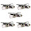 5X Vinyl Record Player Headshell Cartridges  Mount with Elliptical Turntable Stylus Needle 1