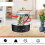 2X Rotating Display Stand, 360 Degree Automatic Mute Spin Turntable for Photography Display,Figures Collections Display 6