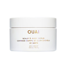 OUAI Scalp & Body Scrub, St. Barts Travel Size - Exfoliating Body Scrub with Sugar & Coconut Oil Blend for Smooth, Moisturized Skin - (3.4 oz)