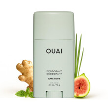 OUAI Aluminum Free Deodorant - Women's Deodorant with 24-Hour Odor Control - Wet Grass, Ginger, Basil & Green Fig - Cape Town (2.5 oz)