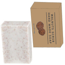 (Walnut scrub granule) Nourishing Scrub Soap Deep Cleansing Soap for a Clean Feeling Body Washing 100g