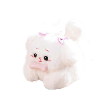 C Wag Tail Cat Plush Toy Soft and Comfortable Stuffed Animal Move and Swing Rotating Cat Doll Toy Gift Home Ornaments