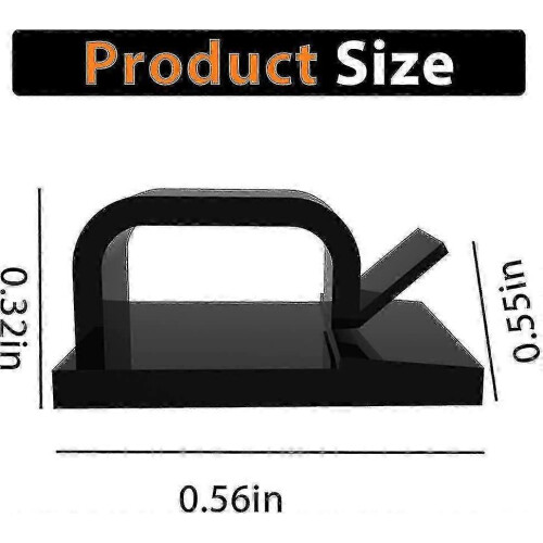 50 Pcs,cable Clamps, Sticky Cable Manager Clips,hook Holders 2
