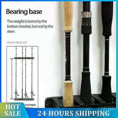(A2) suitable for modular wall mount space saving durable garage fishing rod storage rack holder 1