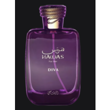 RASASI Hawas Diva Eau de Parfum For Women 3.38 Fl Oz