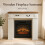 Gr8 Home Wood Fireplace Surround with 3 Cupboards 2