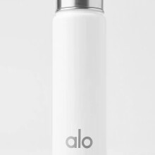 (White)Botella de agua Alo Premium frasco aislante con mango antideslizante para niños y adultos