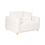 Beliani Armchair JUBEK Fabric Off-White 1