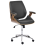 Beliani Office Chair BENDRA Faux Leather Black 1