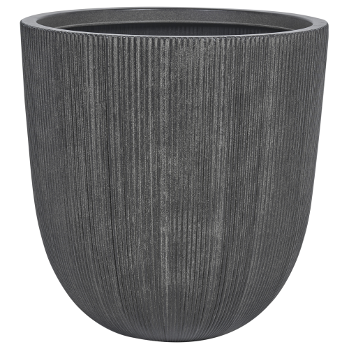 Beliani Plant Pot CHIOS 44 cm Black