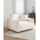 Beliani Armchair JUBEK Fabric Off-White 2