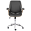 Beliani Office Chair BENDRA Faux Leather Black 4