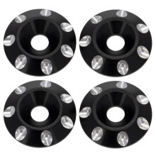 4X Rondelle per Viti Un Testa Svasata M3 con Ala di Coda Nel Metallo per Buggy Truck RC Dift Nel Scala 1/10, 2