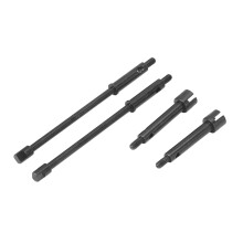 2X di Trasmissione del Giunto CVD Degli Assi di Trasmissione Nel Acciaio Allargati da 4 mm per Axial SCX24 90081