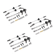 3X Kit di Boccole per Sterzo con Assale Un Ponte Nel Acciaio di Aggiornamento per MN D90 D91 MN99 MN99S F + R