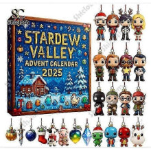 Stardew Valley Advent Countdown Day Blind Box Christmas Tree Decoration Acrylic Pendant
