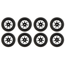 8PZ Cerchi E Pneumatici per Cerchioni Ad Alte Prestazioni 1/10 Rally 20101 per Hsp Hpi Rc Car
