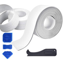 Striscia di Sigillante per Bagno e Rimozione del Sigillante Siliconico, Confezione da 6, Strumenti Finitura del Sigillante, Guarnizione nel Silicone