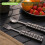 Spoon and Fork Set, Collapsible Stainless Steel Cutlery for Kitchen BBQ 8