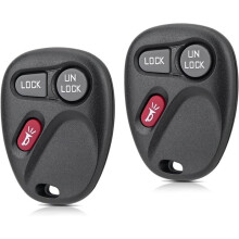 Remplacement de Clé 2 Pièces pour  pour Chevy Silverado Suburban Tahoe pour  Yukon Sierra 1998-2002 KOBLEAR1XT KOBUT1BT