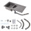 Living And Home Modern Quartz Resin Composite Kitchen Sink with Waste Kit 1