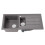 Living And Home Modern Quartz Resin Composite Kitchen Sink with Waste Kit 2
