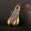 Solid Brass Men Testicles Pendant for Keychain Trendy Balls Keyring 2
