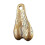Solid Brass Men Testicles Pendant for Keychain Trendy Balls Keyring 3