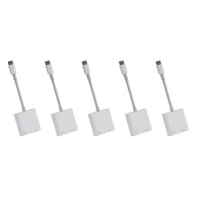 5X Otg Ethernet Adapter Typ C Usb C zu Rj45 Ethernet Lan Kabel Konverter 100 Mbit / S für Mobil Telefon Tablet Typ C.