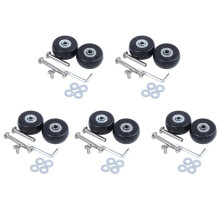 10 Sets of Luggage Suitcase Replacement Wheels Axles Deluxe Repair Tool OD 40mm