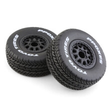 4Pcs 112mm 1/10 Short Course Truck Tire Tyres Wheel with 12mm Hex for Slash Arrma SENTON VKAR 10SC HPI RC Car