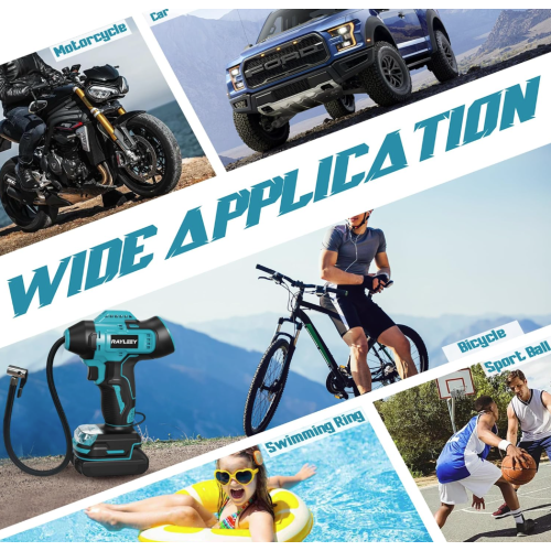 Tyre Inflator Portable Air Compressor for Makita 1