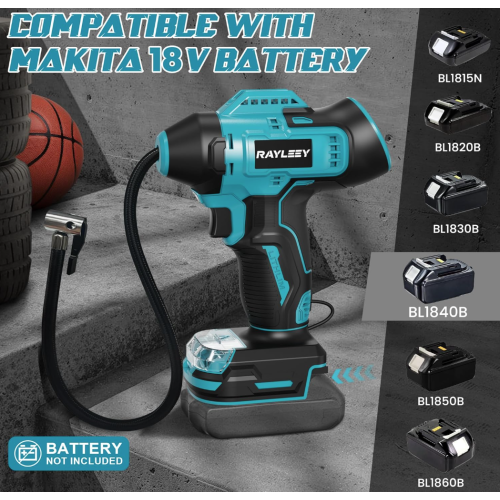 Tyre Inflator Portable Air Compressor for Makita 2