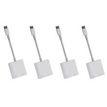 4X Type C OTG Ethernet Adapter USB C to RJ45 Ethernet LAN Wired Network Converter 100Mbs for Type C Mobile Phone Tablet