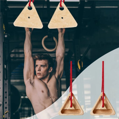 1set Climbing Triangle Fingerboard, Multifunctional Simulated Climbing Fingerboard, Reusable Home Gym Pull  Handle 2