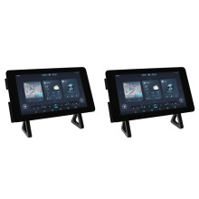 2X Placa de Desarrollo de Pantalla Táctil Capacitiva ESP32-S3 de 7 Pulgadas con Soporte para Carcasa, Toque de 5 Puntos, Compatible con WiFi y