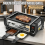 Mini Commercial Electric Grill, Multi-Task Non-Stick for Cafe Bistro 1