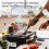 Mini Commercial Electric Grill, Multi-Task Non-Stick for Cafe Bistro 7