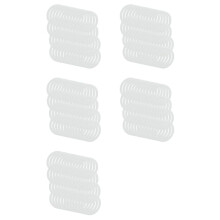 Anneaux D'Étanchéité en Silicone Anti-Fuites Réutilisables pour Couvercles de Bocaux Mason en Plastique (Bouche Large, Paquet de 240)