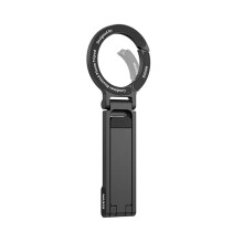MA30S Karabiner Telefonständer Dual-Sided Magnet Handheld Desktop Ständer Reise Selfie Ständer für 17 16 15 Schwarz