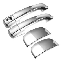 Car Door Handle Cover Kit Compatible with for  Tundra 2007-2020, Tone ABS Plastic Trim