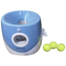 Máquina Interactiva Divertida Catapulta Interactiva Divertida Lanzador de Pelotas de Tenis para Perros Recargable Persigue A Perros Juguetes