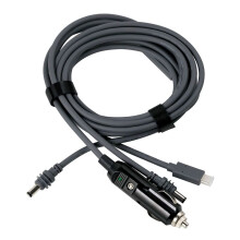 Per Starlink Power Cable TYPE-C Caricabatteria da Auto Cavo di Alimentazione USB 3 In 1 Alimentatore da 3 Metri