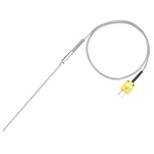 Thermocouple de Type K avec Prise, Sonde de Capteur de Température de -50 à 1100 C, Fil de 3,3 Pieds 3,2 X 150 mm