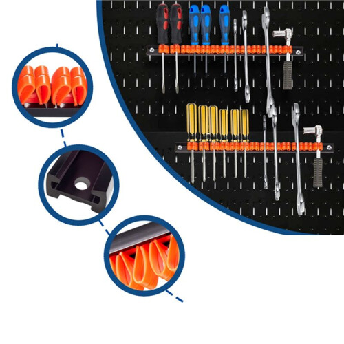 5PCS Screwdriver Organizer Holder Wall Mounted Screwdriver Wrench Plier Rack Organizer Tool Hardware Tool Display Hanger