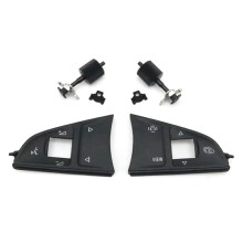 Car Steering Wheel Roller Button Cover Cap for Superb III Octavia A7 Karoq Kodiaq Fabia Scala Rapid